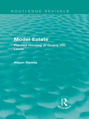 cover image of Model Estate (Routledge Revivals)